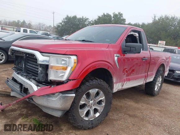 2021 Ford F-150 XL z VIN 1FTMF1E50MKD94460, wystawiony jako IAAI lot #41179111 z przebiegiem 72 256 mil mil oraz . Historia ofert i sprzedaży dostępna na DreamBid. Obrazek 2.