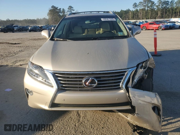 2013 Lexus RX 350 with VIN 2T2BK1BA0DC190288, listed as a Copart auction lot 49587935 with 123,730 mi miles and Salvage Title. Bid and sale history available at carsss.com. Image 5.