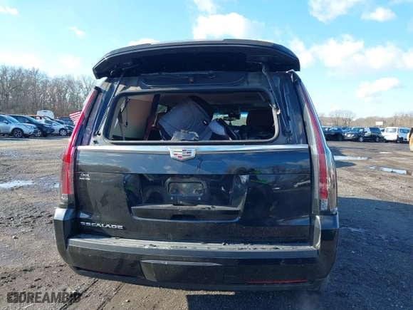 2019 Cadillac Escalade Luxury with VIN 1GYS4BKJ5KR354572, listed as a IAAI auction lot 41071039 with 98,256 mi miles. Bid and sale history available at carsss.com. Image 16.