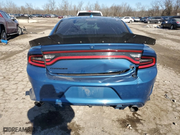 2020 Dodge Charger Scat Pack with VIN 2C3CDXGJ9LH217933, listed as a Copart auction lot 89376685 with 94,790 mi miles and Clean Title. Bid and sale history available at carsss.com. Image 6.