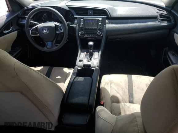2019 Honda Civic Sedan LX with VIN 19XFC2F68KE028664, listed as a Copart auction lot 62253534 with 142,812 mi miles and Salvage Title. Bid and sale history available at carsss.com. Image 8.
