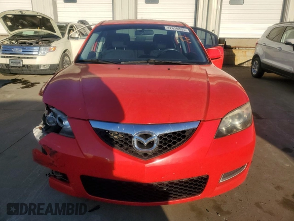 2008 Mazda 3 i Sport with VIN JM1BK12F481832859, listed as a Copart auction lot 42620835 with 193,293 mi miles and Salvage Title. Bid and sale history available at DreamBid. Image 5.