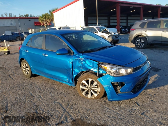 2022 Kia Rio S with VIN 3KPA25AD6NE483733, listed as a IAAI auction lot 41850498 with 50,035 mi miles and . Bid and sale history available at DreamBid. Image 1.