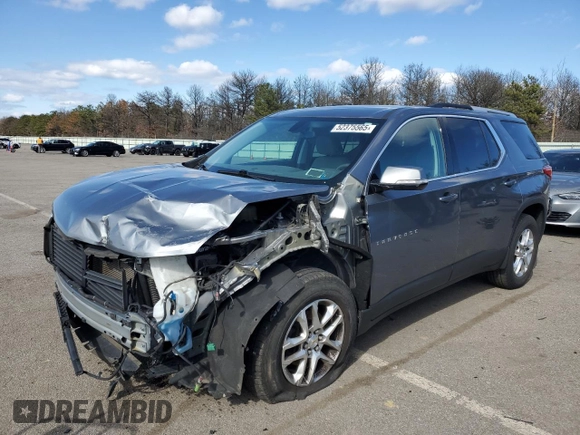 2018 Chevrolet Traverse LT Cloth with VIN 1GNEVGKW4JJ197842, listed as a Copart auction lot 52375565 with 81,095 mi miles and Salvage Title. Bid and sale history available at carsss.com. Image 1.