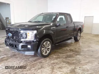 2018 Ford F-150 XL with VIN 1FTEX1EP1JKE74560, listed as a IAAI auction lot 41531539 with 54,558 mi miles and . Bid and sale history available at DreamBid. Image 2.