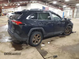 2023 Toyota RAV4 Hybrid XLE with VIN 2T3UWRFV2PW173709, listed as a Copart auction lot 44143205 with 23,050 mi miles and Salvage Title. Bid and sale history available at carsss.com. Image 3.