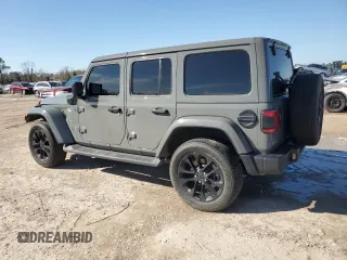 2023 Jeep Wrangler Sahara with VIN 1C4JJXP61PW505122, listed as a Copart auction lot 46719615 with 28,691 mi miles and Salvage Title. Bid and sale history available at DreamBid. Image 2.