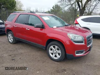 2013 GMC Acadia SLE with VIN 1GKKRNED0DJ136026, listed as a IAAI auction lot 42150464 with 188,500 mi miles and . Bid and sale history available at carsss.com. Image 1.