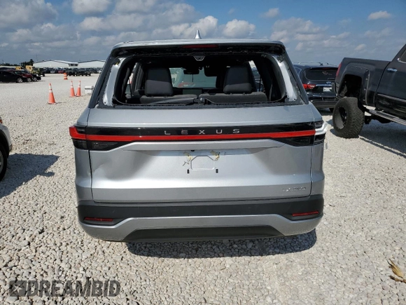 2024 Lexus TX 350 с VIN 5TDAAAA62RS005186, выставлен на аукционе Copart как лот 64697124 с пробегом 2 585 миль миль и Списание • Salvage title. История ставок и продаж доступна на DreamBid. Изображение 6.