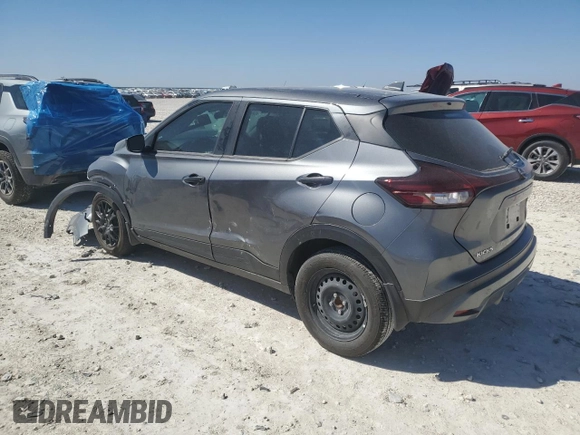 2024 Nissan Kicks S with VIN 3N1CP5BVXRL552798, listed as a Copart auction lot 48476195 with Not Provided miles and Salvage Title. Bid and sale history available at DreamBid. Image 2.