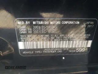 2017 Mitsubishi Lancer ES with VIN JA32U2FUXHU011819, listed as a Copart auction lot 73188964 with Not Provided miles and Clean Title. Bid and sale history available at carsss.com. Image 12.