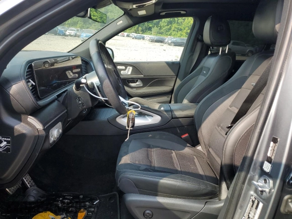 2024 Mercedes-Benz GLE 53 AMG with VIN 4JGFB6BB1RB104581, listed as a Copart auction lot 66413344 with 10,434 mi miles and Salvage title. Bid and sale history available at DreamBid. Image 7.