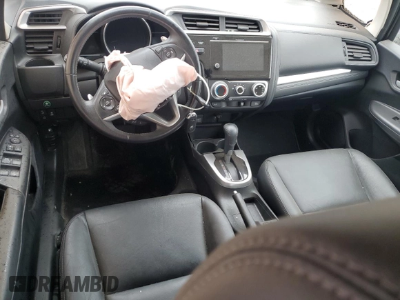 2018 Honda Fit EX-L with VIN 3HGGK5H95JM726719, listed as a Copart auction lot 59015325 with Not provided miles and Salvage title. Bid and sale history available at DreamBid. Image 8.