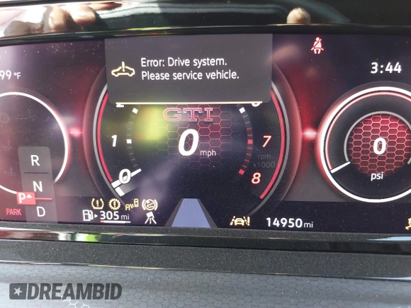 2023 Volkswagen GTI SE с VIN WVW3A7CD2PW149602, выставлен на аукционе IAAI как лот 41153478 с пробегом 14 950 миль миль и . История ставок и продаж доступна на DreamBid. Изображение 7.
