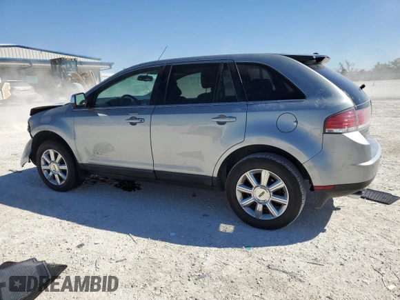 2007 Lincoln MKX with VIN 2LMDU68C47BJ19542, listed as a Copart auction lot 48956355 with 118,942 mi miles and Salvage Title. Bid and sale history available at carsss.com. Image 2.