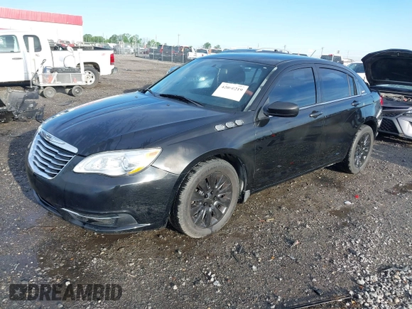 2012 Chrysler 200 LX with VIN 1C3CCBAB0CN241102, listed as a IAAI auction lot 42060219 with 96,052 mi miles and . Bid and sale history available at carsss.com. Image 2.