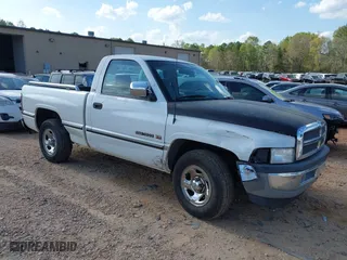 1997 Dodge Ram 1500 with VIN 1B7HC16Y0VS176345, listed as a IAAI auction lot 41947869 with 222,103 mi miles. Bid and sale history available at carsss.com. Image 1.
