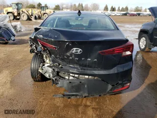2019 Hyundai Elantra Preferred with VIN KMHD84LF3KU781993, listed as a Copart auction lot 46260865 with 41,084 mi miles and Salvage Title. Bid and sale history available at carsss.com. Image 6.