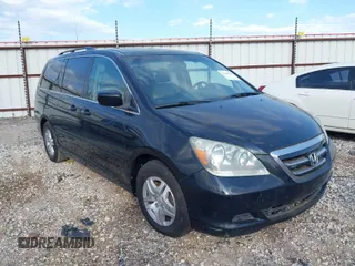 2007 Honda Odyssey EX-L with VIN 5FNRL38767B139398, listed as a IAAI auction lot 42044526 with 191,041 mi miles. Bid and sale history available at carsss.com. Image 1.