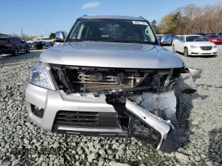 2020 Nissan Armada SL with VIN JN8AY2ND0L9110586, listed as a Copart auction lot 50541765 with 87,251 mi miles and Salvage Title. Bid and sale history available at carsss.com. Image 5.