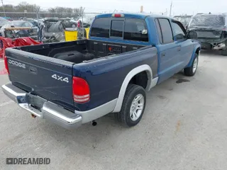 2004 Dodge Dakota SLT with VIN 1D7HG48NX4S585546, listed as a IAAI auction lot 41836690 with 191,735 mi miles. Bid and sale history available at carsss.com. Image 4.