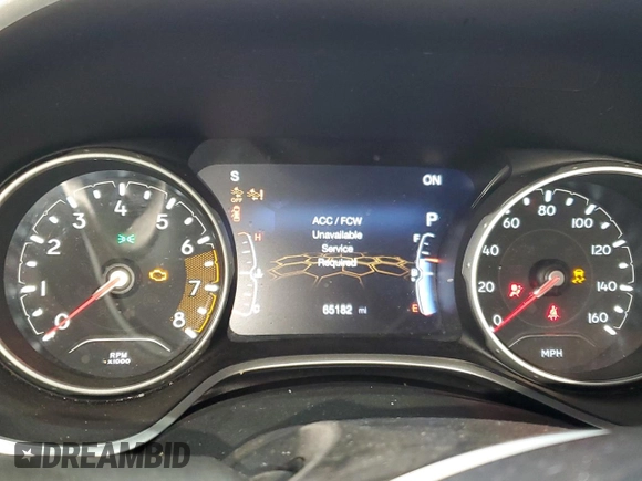 2021 Jeep Compass Limited with VIN 3C4NJDCB9MT599965, listed as a Copart auction lot 49705175 with 65,182 mi miles and Salvage Title. Bid and sale history available at carsss.com. Image 9.