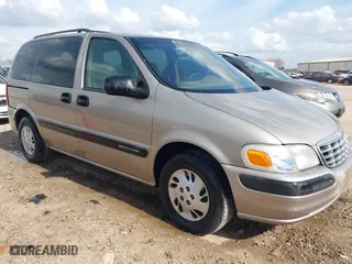 1999 Chevrolet Venture Plus with VIN 1GNDU03E0XD200545, listed as a IAAI auction lot 41699656 with 145,840 mi miles. Bid and sale history available at carsss.com. Image 1.