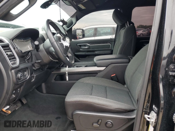 2022 Ram 1500 Big Horn with VIN 1C6RREMT0NN393921, listed as a Copart auction lot 51179695 with 79,839 mi miles and Salvage Title. Bid and sale history available at carsss.com. Image 7.