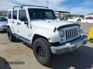 2017 Jeep Wrangler Unlimited Sahara with VIN 1C4BJWEG5HL588535, listed as a IAAI auction lot 42013571 with 70,012 mi miles. Bid and sale history available at carsss.com. Image 1.