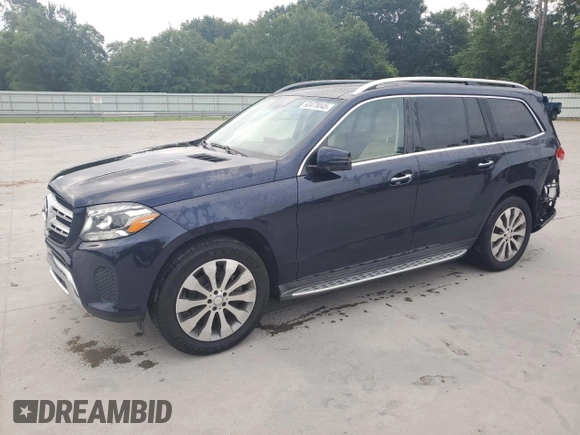 2017 Mercedes-Benz GLS 450 z VIN 4JGDF6EE2HA885455, wystawiony jako Copart lot #60478045 z przebiegiem 124 288 mil mil oraz Szkoda całkowita • Salvage title. Historia ofert i sprzedaży dostępna na DreamBid. Obrazek 1.