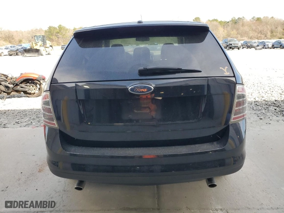 2007 Ford Edge SEL with VIN 2FMDK38C47BA63683, listed as a Copart auction lot 46981165 with 182,661 mi miles and Salvage Title. Bid and sale history available at carsss.com. Image 6.