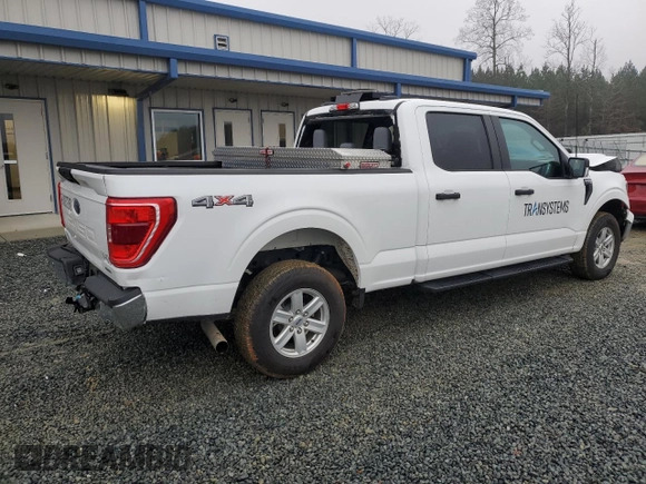 2023 Ford F-150 XL with VIN 1FTFW1E86PKG13350, listed as a Copart auction lot 87603215 with 12,534 mi miles and Salvage title. Bid and sale history available at DreamBid. Image 3.