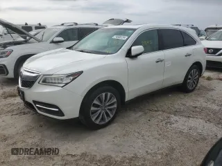 2015 Acura MDX Technology with VIN 5FRYD4H4XFB004541, listed as a Copart auction lot 74506124 with 106,304 mi miles and Salvage title. Bid and sale history available at DreamBid. Image 1.