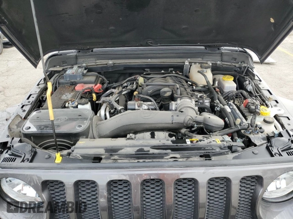 2022 Jeep Wrangler Unlimited Sport with VIN 1C4HJXDG6NW133687, listed as a Copart auction lot 46189285 with 15,083 mi miles and Salvage Title. Bid and sale history available at DreamBid. Image 13.