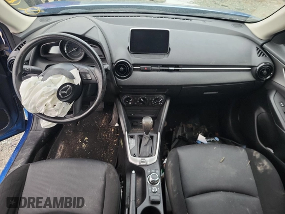2017 Mazda CX-3 Sport with VIN JM1DKDB75H0141784, listed as a Copart auction lot 48358585 with 0 mi miles and Salvage Title. Bid and sale history available at carsss.com. Image 8.