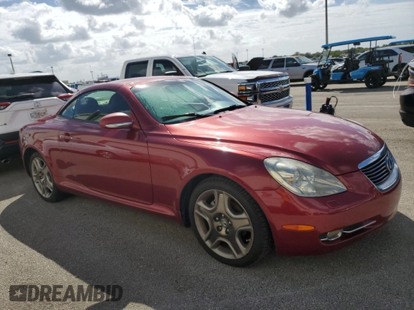 2006 Lexus SC with VIN JTHFN48Y269002090, listed as a Copart auction lot 75077884 with Not Provided miles and Non Repairable. Bid and sale history available at carsss.com. Image 4.