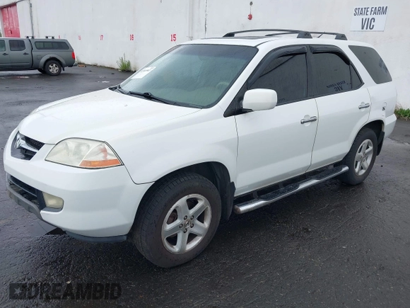 2002 Acura MDX with VIN 2HNYD18282H537033, listed as a IAAI auction lot 41965507 with Not Provided miles. Bid and sale history available at carsss.com. Image 2.