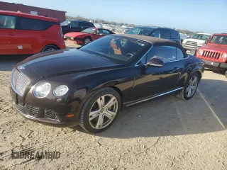 2012 Bentley Continental GT with VIN SCBGR3ZA9CC077232, listed as a Copart auction lot 78362024 with 25,390 mi miles and Non Repairable. Bid and sale history available at DreamBid. Image 1.