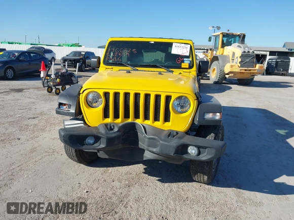 2021 Jeep Wrangler Unlimited Willys with VIN 1C4HJXDG4MW532399, listed as a IAAI auction lot 41833236 with 64,627 mi miles and . Bid and sale history available at DreamBid. Image 12.