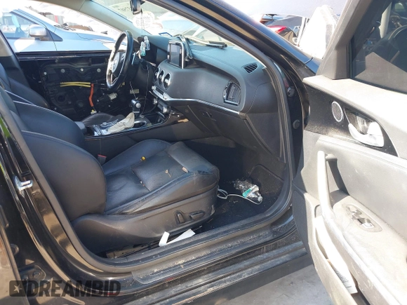 2018 Kia Stinger with VIN KNAE15LA5J6031079, listed as a IAAI auction lot 41137507 with 82,911 mi miles and . Bid and sale history available at DreamBid. Image 5.