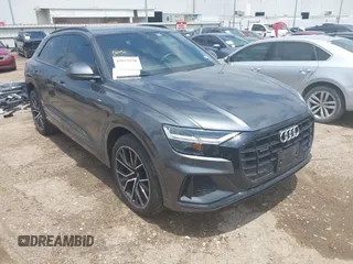 2020 Audi Q8 Premium Plus with VIN WA1EVAF15LD015114, listed as a IAAI auction lot 42072528 with 37,508 mi miles and . Bid and sale history available at DreamBid. Image 1.
