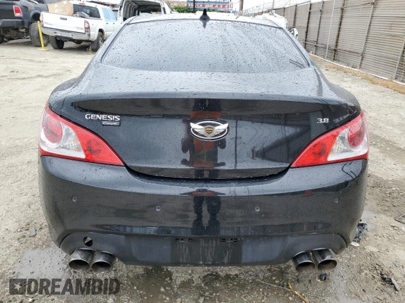 2010 Hyundai Genesis Coupe Grand Touring with VIN KMHHU6KH8AU034125, listed as a Copart auction lot 56064075 with 100,466 mi miles and Salvage title. Bid and sale history available at DreamBid. Image 6.