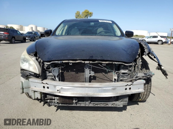 2011 Infiniti M37 with VIN JN1BY1AP0BM324986, listed as a Copart auction lot 53671215 with 187,490 mi miles and Salvage Title. Bid and sale history available at carsss.com. Image 5.