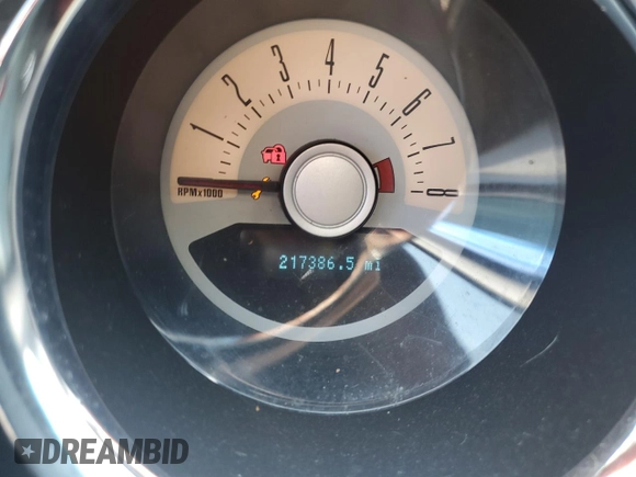 2012 Ford Mustang Premium with VIN 1ZVBP8AM9C5222027, listed as a Copart auction lot 59381545 with 217,386 mi miles and Clean title. Bid and sale history available at DreamBid. Image 9.