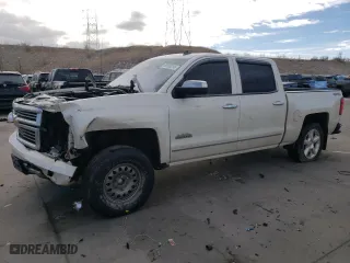 2014 Chevrolet Silverado 1500 High Country with VIN 3GCUKTEC4EG335555, listed as a Copart auction lot 86993214 with 216,596 mi miles and Salvage Title. Bid and sale history available at carsss.com. Image 1.