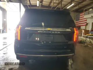 2024 Chevrolet Suburban LT z VIN 1GNSKCKD7RR107504, wystawiony jako Copart lot #45410745 z przebiegiem 31 752 mil mil oraz Szkoda całkowita • Salvage title. Historia ofert i sprzedaży dostępna na DreamBid. Obrazek 6.