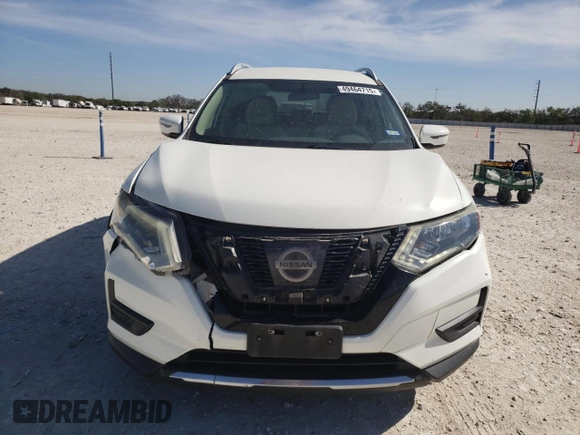 2017 Nissan Rogue SV with VIN 5N1AT2MT1HC844145, listed as a Copart auction lot 49464715 with 80,291 mi miles and Salvage Title. Bid and sale history available at carsss.com. Image 5.
