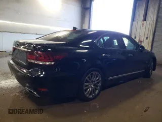 2017 Lexus LS with VIN JTHBL5EF1H5145684, listed as a Copart auction lot 79735864 with 96,950 mi miles and Salvage Title. Bid and sale history available at carsss.com. Image 3.