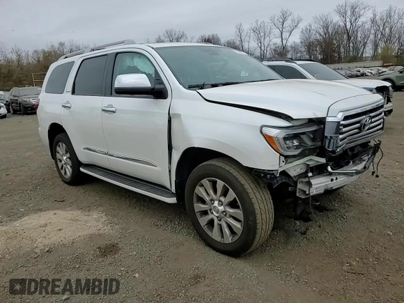 2019 Toyota Sequoia Platinum with VIN 5TDDY5G19KS165616, listed as a Copart auction lot 78350474 with 63,889 mi miles and Salvage Title. Bid and sale history available at carsss.com. Image 11.