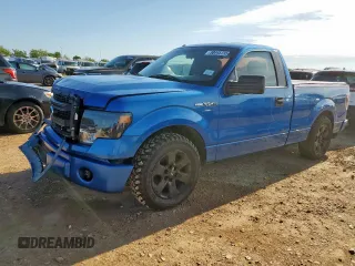 2013 Ford F-150 XL with VIN 1FTMF1CF4DFB44109, listed as a Copart auction lot 58445735 with 139,336 mi miles and Salvage title. Bid and sale history available at DreamBid. Image 1.